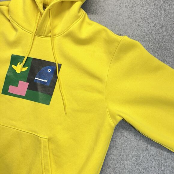 Adidas Marc Gonzales Shmoo Hoodie Men’s Small Yellow Skate Graphic - Picture 8 of 14